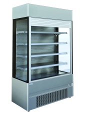 Wandkühlvitrine Cronus Inox-Elektrorollo