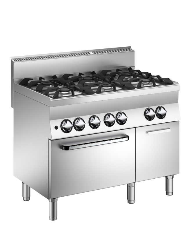 Gasherd mit Gasbackofen C6FG
