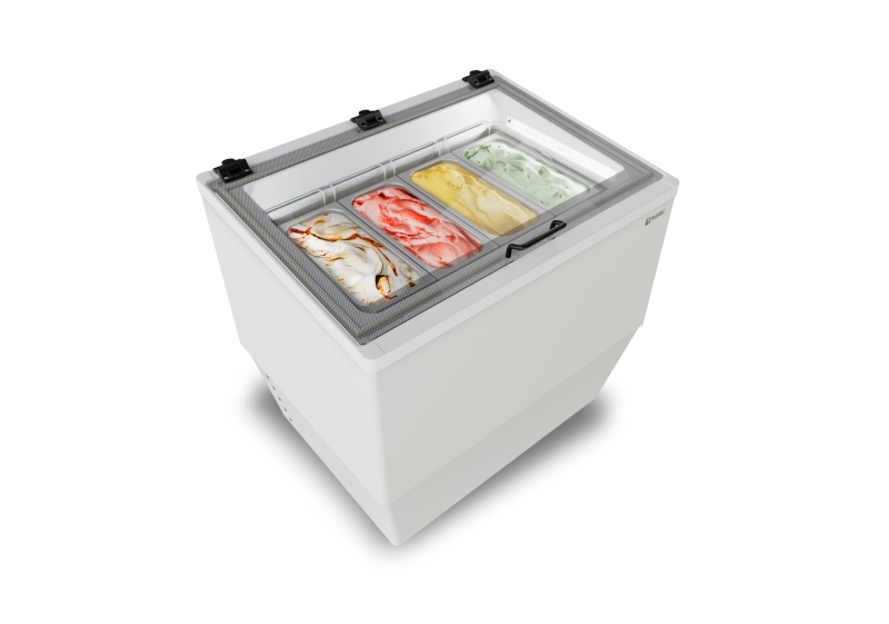 Eisvitrine Creamy weiß