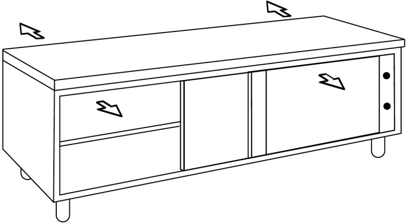 Wärmeschrank 6TASCP (beidseitig bedienbar)