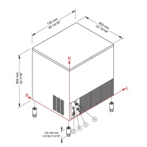 Eiswürfelerzeuger CB 640 HC B-QUBE