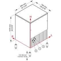 Eiswürfelerzeuger CB 1565 HC B-QUBE