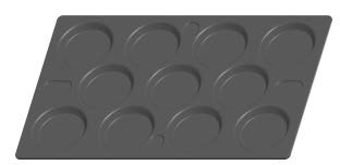 Eierblech GN 1/1 für 11 Eier 3004091