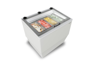 Eisvitrine Creamy weiß