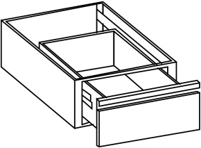 Ladenelement für Arbeitstisch 400 mm